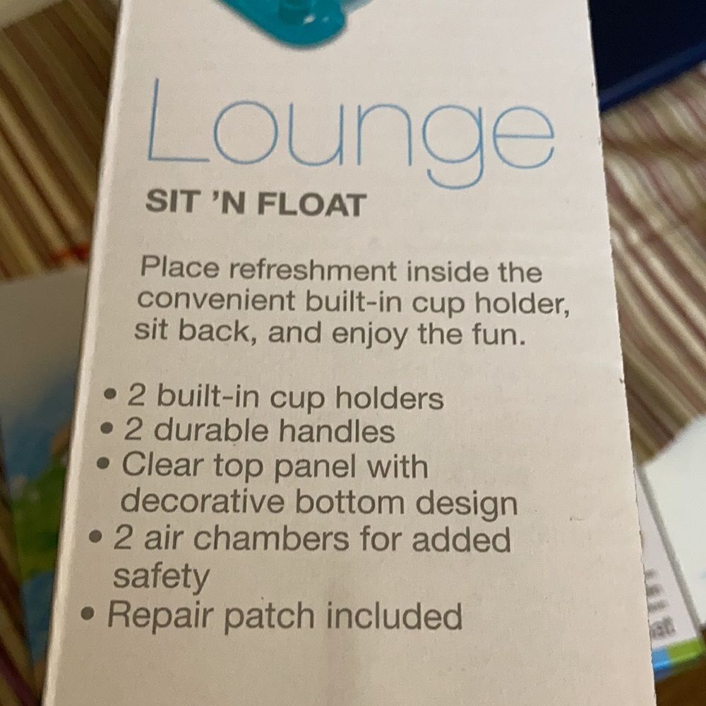 Intex Lounge Sit N’ Float - Picture 5 of 5